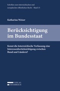 Cover: Ber&uuml;cksichtigung im Bundesstaat - Verlag &Ouml;sterreich