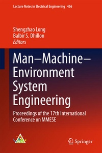 Enlarge image Cover: Man-Machine-Environment System Engineering - Springer