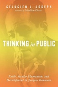 Cover: Thinking in Public - Wipf & Stock Publishers