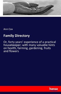 Enlarge image Cover: Family Directory - Hansebooks