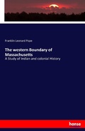 Cover: The western Boundary of Massachusetts - Hansebooks
