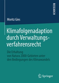 Abbildung von: Klimafolgenadaption durch Verwaltungsverfahrensrecht - Springer