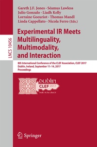 Abbildung von: Experimental IR Meets Multilinguality, Multimodality, and Interaction - Springer