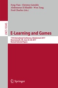 Cover: E-Learning and Games - Springer