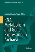 Cover: RNA Metabolism and Gene Expression in Archaea - Springer