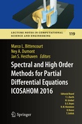 Cover: Spectral and High Order Methods for Partial Differential Equations ICOSAHOM 2016 - Springer