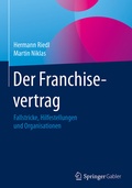 Cover: Der Franchisevertrag - Springer Gabler