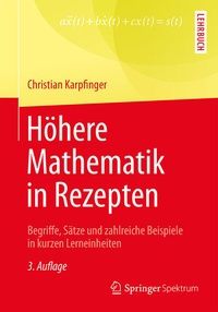 Abbildung von: Höhere Mathematik in Rezepten - Springer Spektrum