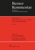 Cover: Die nat&uuml;rlichen Personen, Art. 11-19d ZGB - St&auml;mpfli Verlag