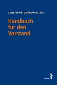 Abbildung von: Handbuch für den Vorstand - Facultas