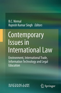 Bild: Contemporary Issues in International Law - Springer