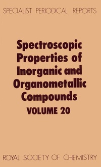 Enlarge image Cover: Spectroscopic Properties of Inorganic and Organometallic Compounds - Royal Society of Chemistry