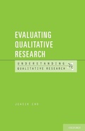 Cover: Evaluating Qualitative Research - Oxford University Press Inc