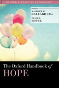 Cover: The Oxford Handbook of Hope - Oxford University Press Inc