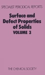 Cover: Surface and Defect Properties of Solids - Royal Society of Chemistry