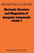 Cover: Electronic Structure and Magnetism of Inorganic Compounds - Royal Society of Chemistry