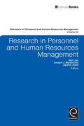 Cover: Research in Personnel and Human Resources Management - Emerald Publishing Limited