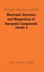 Cover: Electronic Structure and Magnetism of Inorganic Compounds - Royal Society of Chemistry