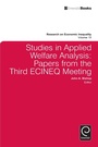 Cover: Studies in Applied Welfare Analysis - Emerald Publishing Limited
