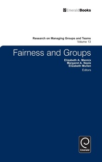 Enlarge image Cover: Fairness and Groups - Emerald Group Publishing Limited