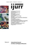 Cover: International Journal of Urban and Regional Research, Volume 40, Issue 5 - Wiley-Blackwell