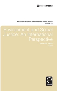 Enlarge image Cover: Environment and Social Justice - Emerald Group Publishing Limited