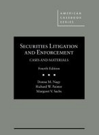 Abbildung von: Securities Litigation and Enforcement, Cases and Materials - Foundation Press