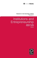 Cover: Institutions and Entrepreneurship - Emerald Group Publishing Limited