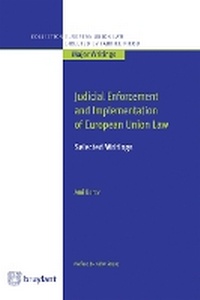 Enlarge image Cover: Judicial Enforcement and Implementation of European Union Law - Editions juridiques Bruylant