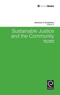 Cover: Sustainable Justice and the Community - Emerald Group Publishing Limited