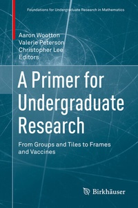 Abbildung von: A Primer for Undergraduate Research - Birkhäuser
