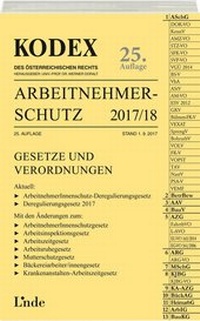 Abbildung von: KODEX Arbeitnehmerschutz 2017/18 - Linde