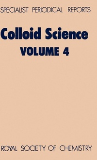 Enlarge image Cover: Colloid Science - Royal Society of Chemistry