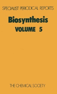 Enlarge image Cover: Biosynthesis - Royal Society of Chemistry