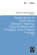 Cover: Applications in Multi-criteria Decision Making, Data Envelopment Analysis, and Finance - Emerald Publishing Limited
