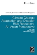 Cover: Climate Change Adaptation and Disaster Risk Reduction - Emerald Publishing Limited
