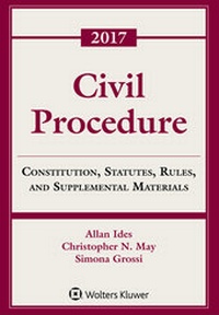 Abbildung von: Civil Procedure - Aspen Publishers Inc.,U.S.