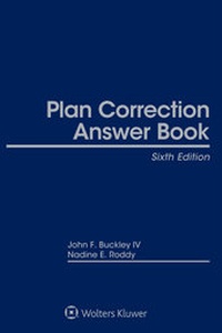 Abbildung von: Plan Correction Answer Book - Aspen Publishers Inc.,U.S.