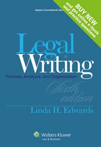 Abbildung von: Legal Writing - Aspen Publishers Inc.,U.S.