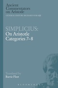 Cover: Simplicius: On Aristotle Categories 7-8 - Bloomsbury Academic