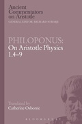 Cover: Philoponus: On Aristotle Physics 1.4-9 - Bloomsbury Academic