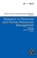 Cover: Research in Personnel and Human Resources Management - Emerald Group Publishing Limited