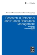 Cover: Research in Personnel and Human Resources Management - Emerald Publishing Limited