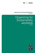 Cover: Organizing for Sustainability - Emerald Publishing Limited