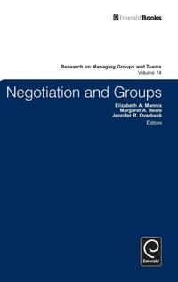 Abbildung von: Negotiation in Groups - Emerald Group Publishing Limited