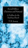 Cover: Social Ethics Christian and Natural - Wipf & Stock Publishers