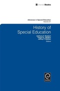 Cover: History of Special Education - Emerald Publishing Limited