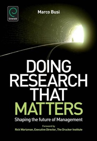 Enlarge image Cover: Doing Research That Matters - Emerald Group Publishing Limited