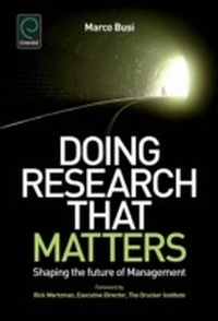 Enlarge image Cover: Doing Research That Matters - Emerald Publishing Limited
