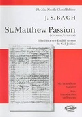 Cover: St. Matthew Passion - Novello & Co Ltd